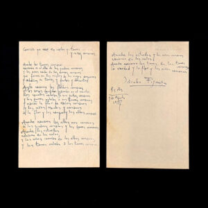 Poema Manuscrito de Jacobo Fijman