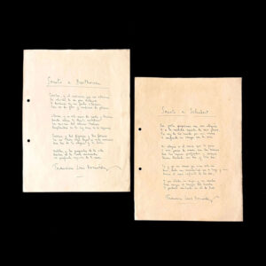 Poemas Manuscritos de Francisco Luis Bernárdez