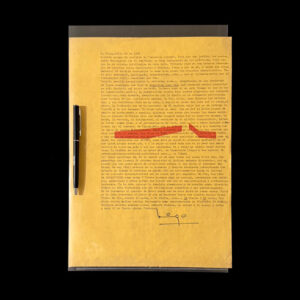 Carta Mecanografiada de Edgardo Antonio Vigo