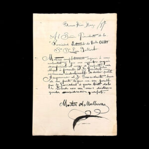 Carta Manuscrita de Martín Malharro