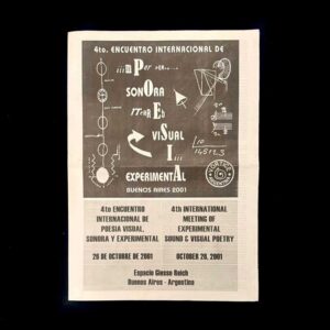 Cuarto Encuentro Internacional de Poesía Visual, Sonora y Experimental